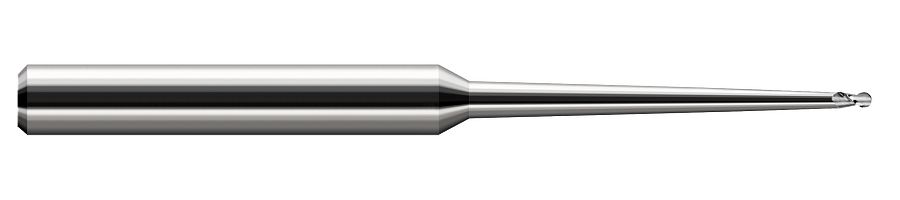 Picture of Harvey Tool 29831 .031 Ball x 0.5 RCH CLEAR EM, 2 FL End Mill Standard Flute Standard Helix Carbide Uncoated Single End Ball NoseBall
